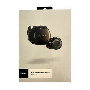 Bose SoundSport Free Wireless Headphones In Ear Earbuds Sports Black NEW SEALED
